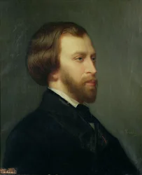 Portræt af Alfred de Musset (1810-57)